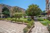 Garden of this apartment in Benalmádena