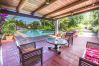 Terrace of this rural house in Alhaurín el Grande