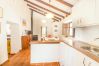 Kitchen of this rural house in Alhaurín el Grande