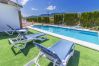 Pool of this luxury estate in Alhaurín el Grande