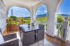 Terrace of this luxury estate in Alhaurín el Grande