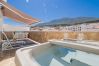 Views from the Jacuzzi of this penthouse in Alhaurín el Grande