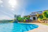 Private pool of this villa in Alhaurín el Grande