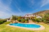 Private pool of this villa in Alhaurín el Grande