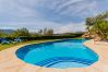 Private pool of this villa in Alhaurín el Grande
