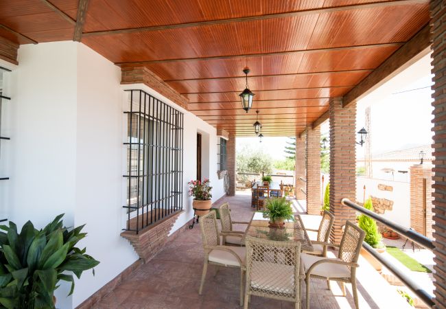 Terrace of this villa in Alhaurín el Grande