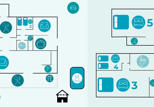 Cottage in Alhaurin de la Torre - Cubo's Casa Rural Cortijillo Las Barrancas Family
