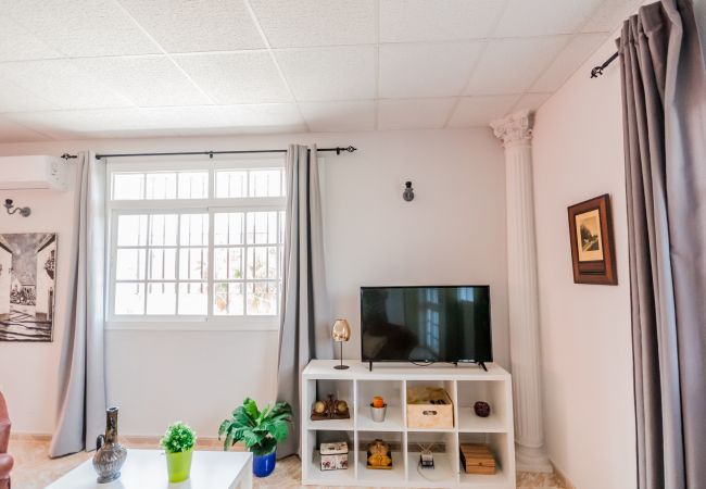 Living room of this villa in Alhaurín el Grande