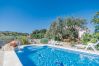 Private pool of this estate in Alhaurín el Grande