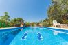 Private pool of this estate in Alhaurín el Grande