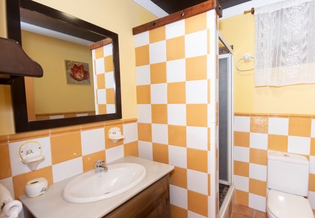 Bathroom of this villa in Ardales