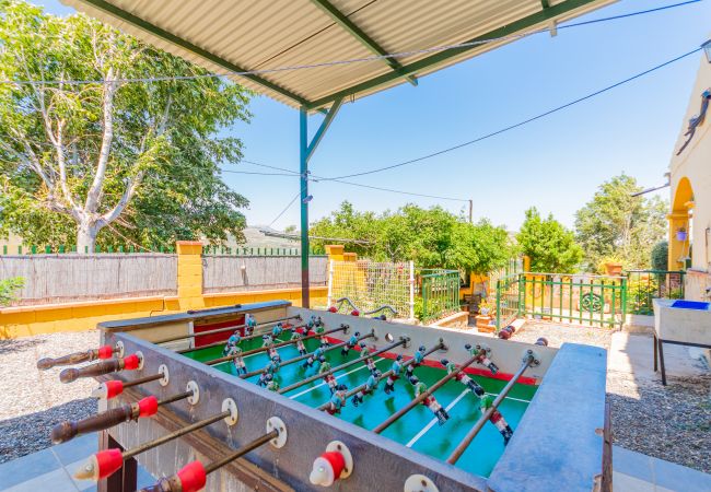 Play areas of this villa in Ardales