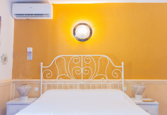 Bedroom of this rural apartment in Mijas Pueblo