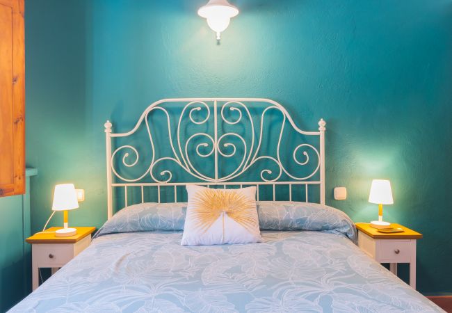 Bedroom of this rural apartment in Mijas Pueblo