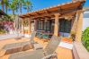 Terrace of this rural apartment in Mijas Pueblo