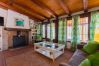 Living room of this rural apartment in Mijas Pueblo