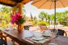 Terrace of this rural apartment in Mijas Pueblo