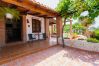 Terrace of this rural apartment in Mijas Pueblo