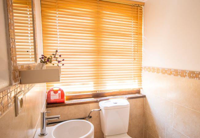 Bathroom of this rural studio in Mijas Pueblo