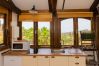 Kitchen of this rural studio in Mijas Pueblo