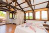 Bedroom of this rural studio in Mijas Pueblo