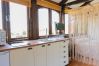 Kitchen of this rural studio in Mijas Pueblo