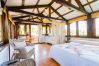 Bedroom of this rural studio in Mijas Pueblo