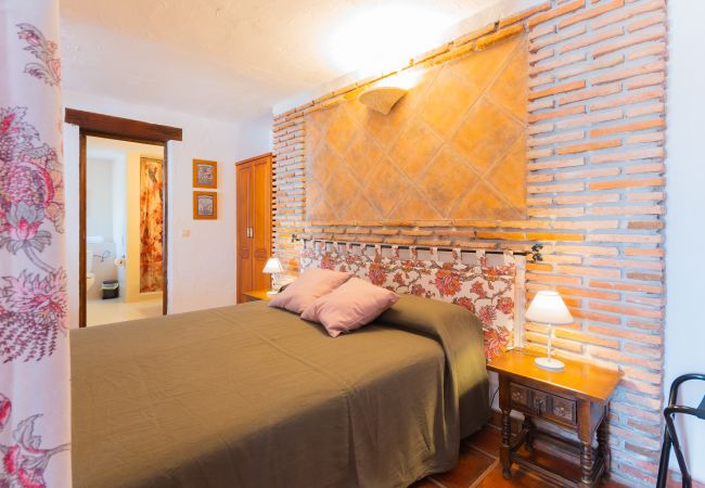 Bedroom of this rural apartment in Mijas Pueblo