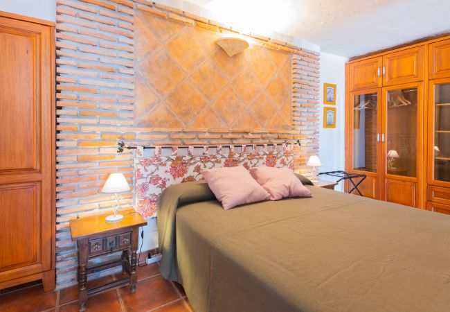 Bedroom of this rural apartment in Mijas Pueblo