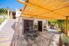 Terrace of this rural apartment in Mijas Pueblo