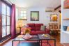 Living room of this rural apartment in Mijas Pueblo