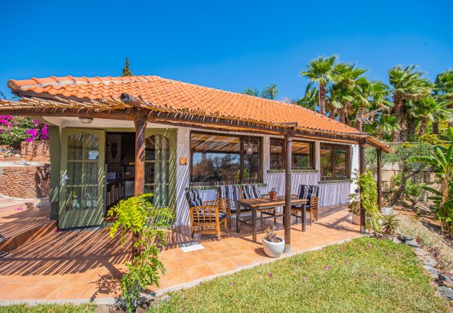 Terrace of this rural studio in Mijas Pueblo