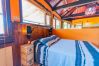 Bedroom of this rural studio in Mijas Pueblo