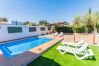 Private pool of this rural house in Alhaurín el Grande