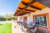 Private pool of this rural house in Alhaurín el Grande