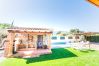 Private pool of this rural house in Alhaurín el Grande