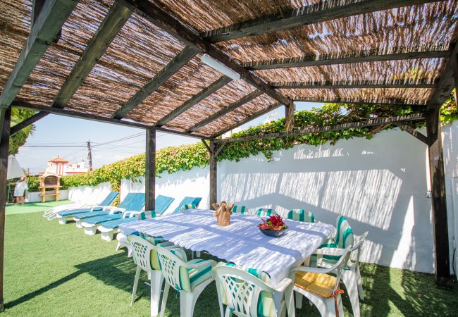 Terrace of this house in Alhaurín de la Torre