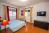 Bedroom of this rural house in Coín