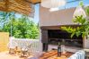 Barbecue of this rural house in Coín