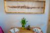 Living room of this rural house in Coín