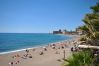 Beach near this apartment in Benalmádena (Arroyo de la miel)