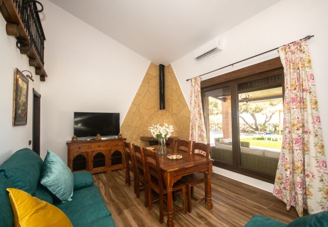 Living room of this villa in Alhaurín el Grande