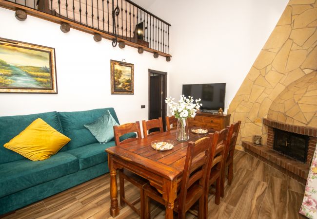 Living room of this villa in Alhaurín el Grande