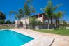 Private pool of this estate in Alhaurín el Grande