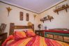 Bedroom of this rural house in Guaro