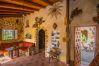 Living room of this rural house in Guaro