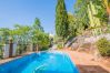 Pool of this rural house in Guaro