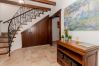 Entrance of this house with fireplace in El Torcal