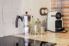 Kitchen of this house with fireplace in El Torcal