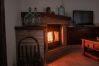 Living room with fireplace in this house in El Torcal